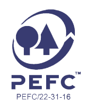 The PEFC label is a testament to our commitment to producing industrial packaging from sustainably-managed forests
